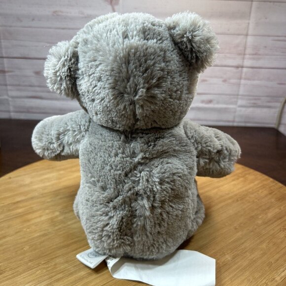 Silver One Intl Plush Stuffed Monkey 10” Sitting Gray toy Stuffed Animal - Picture 3 of 5